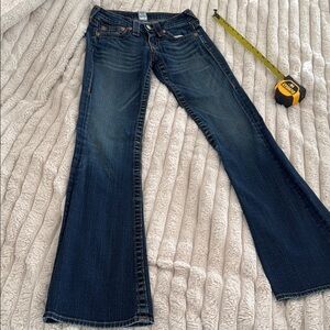 Women's Dark Blue Flare Jeans